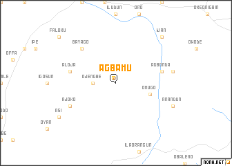 map of Agbamu