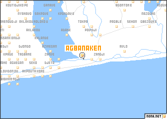 map of Agbanaken