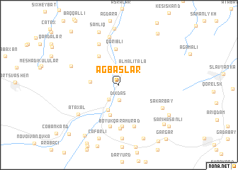 map of Ağbaşlar