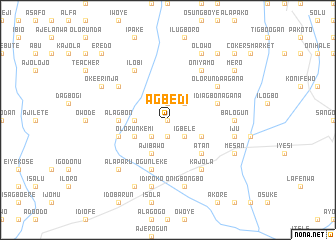 map of Agbedi