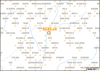 map of Agbeja