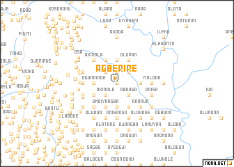 map of Agberire