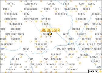 map of Agbessia