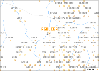map of Agblega