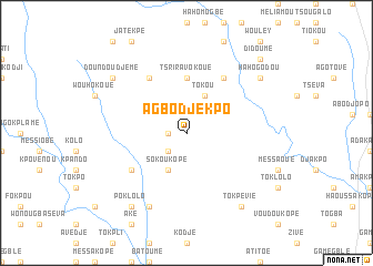 map of Agbodjekpo