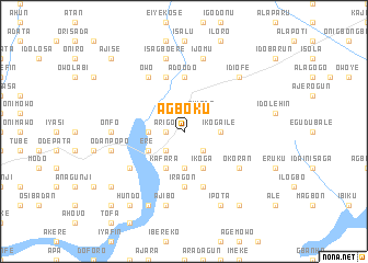 map of Agboku