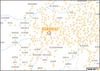 map of Agborigi