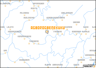 map of Agborogbenekuku