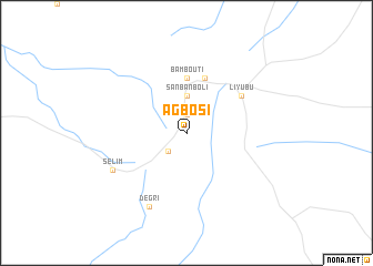 map of Agbosi