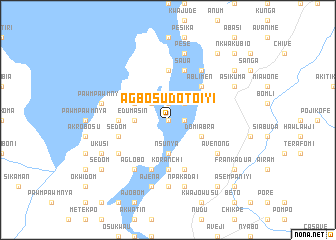 map of Agbosudotoiyi