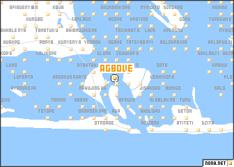 map of Agbove