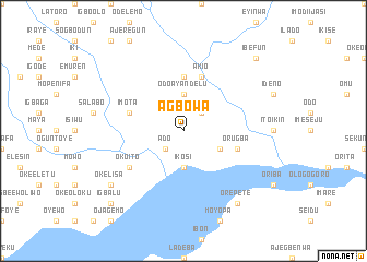 map of Agbowa