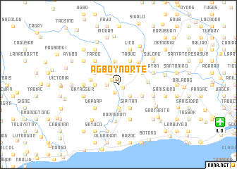map of Agboy Norte