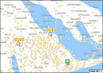 map of Agbo