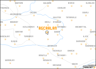 map of Ağcaalan