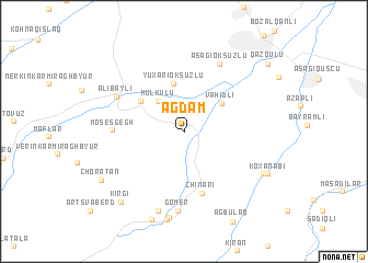 map of Ağdam