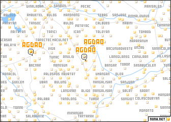 map of Agdao