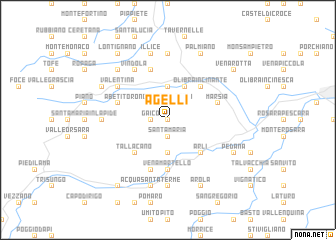map of Agelli