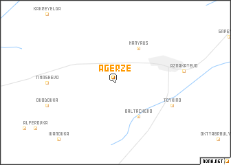 map of Agerze