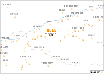 map of Ages