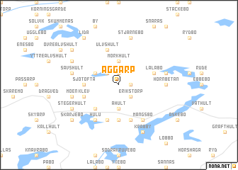 map of Aggarp