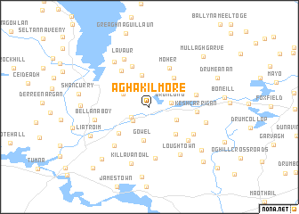 map of Aghakilmore