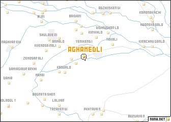 map of Aghamedli