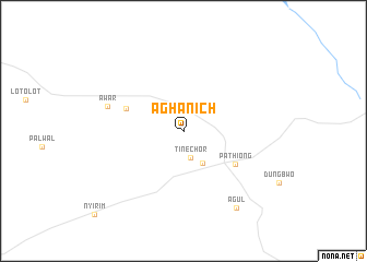 map of Aghanich