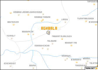 map of Aghbala