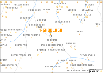 map of Āgh Bolāgh