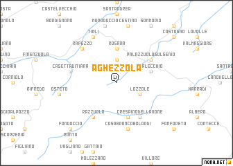 map of Aghezzola