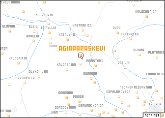map of Agía Paraskeví