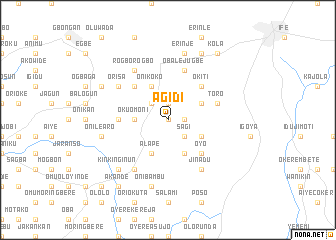 map of Agidi