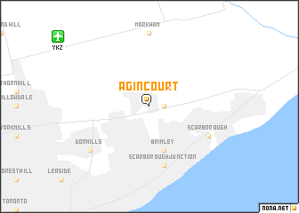 map of Agincourt