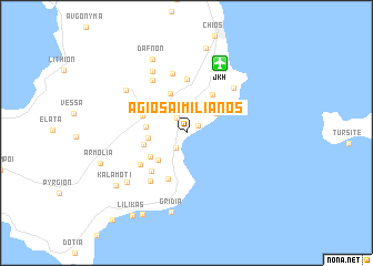 map of Ágios Aimilianós