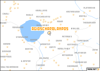 map of Ágios Charálampos