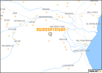 map of Ágios Spyrídon