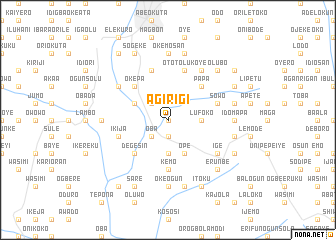 map of Agirigi