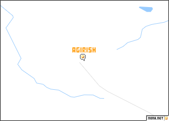 map of Agirish