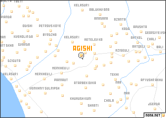 map of Agishi