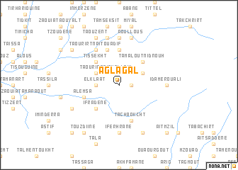 map of Aglagal