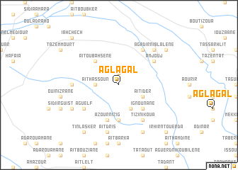 map of Aglagal