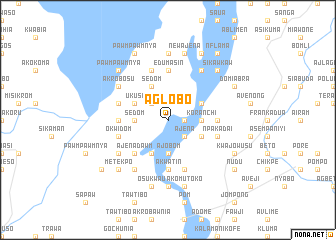 map of Aglobo
