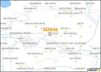 map of Agnano