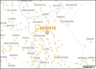 map of Ágnanta