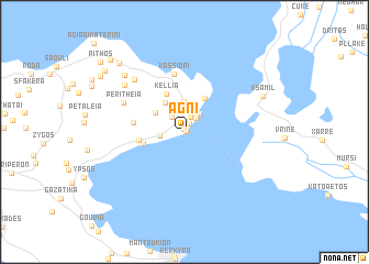 map of Agní