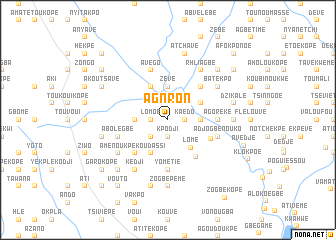 map of Agnron
