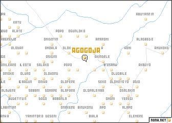 map of Ago Goja