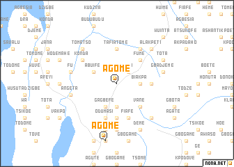 map of Agome