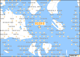 map of Agome